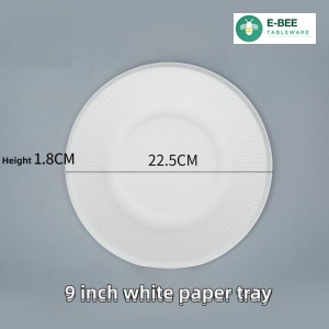 9 Inch Compartment Plates